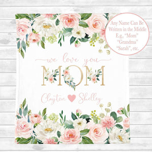 Personalized  Flora Blanket 03