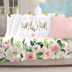 Personalized  Flora Blanket 03