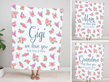 Load image into Gallery viewer, Personalized  Flora Blanket 36