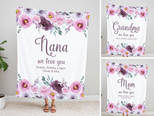 Load image into Gallery viewer, Personalized  Flora Blanket 35