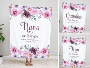 Personalized  Flora Blanket 35