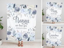 Load image into Gallery viewer, Personalized  Flora Blanket 27