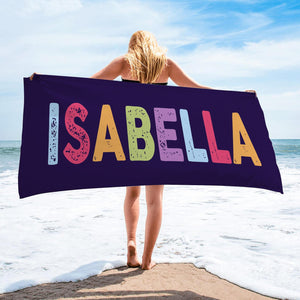 Personalized Beach Towels V05