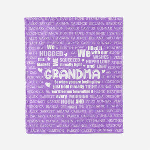 Personalized Family Blanket I03