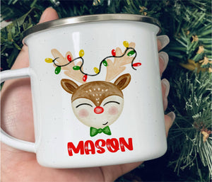 Personalized Christmas Mug II08-Reindeer