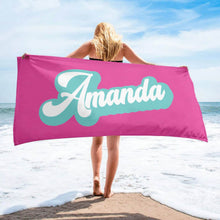 Load image into Gallery viewer, Personalized Beach Towels V22