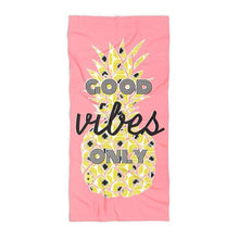Load image into Gallery viewer, Good Vibes Only - Sunnies On Funny Beach Towel