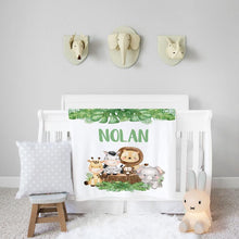 Load image into Gallery viewer, Personalized Name Fleece Blanket - Animal04