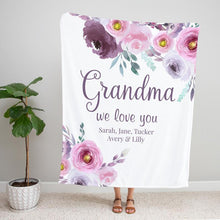 Load image into Gallery viewer, Personalized  Flora Blanket 30