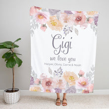 Load image into Gallery viewer, Personalized  Flora Blanket 38
