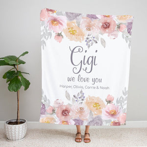 Personalized  Flora Blanket 38