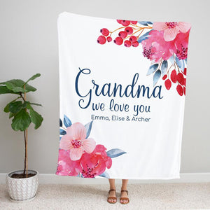 Personalized  Flora Blanket 34