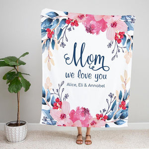 Personalized  Flora Blanket 26