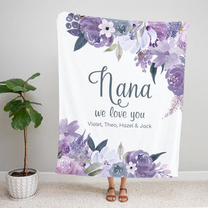 Personalized  Flora Blanket 33