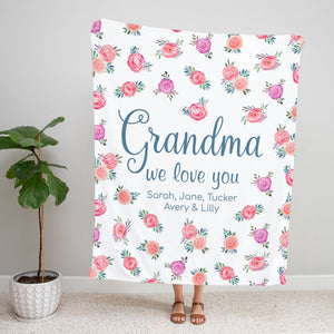 Personalized  Flora Blanket 36