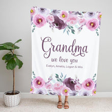 Load image into Gallery viewer, Personalized  Flora Blanket 35