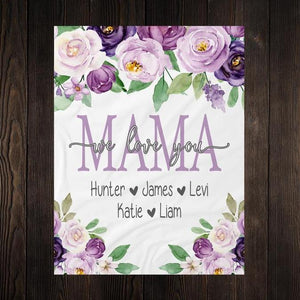 Personalized  Flora Blanket 19