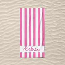 Load image into Gallery viewer, Personalized Colors Beach Towels