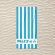 Load image into Gallery viewer, Personalized Colors Beach Towels