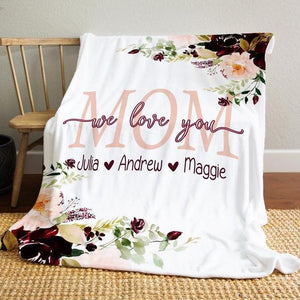 Personalized  Flora Blanket 24