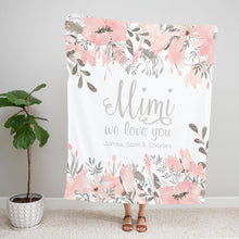 Load image into Gallery viewer, Personalized  Flora Blanket 28