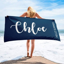 Load image into Gallery viewer, Personalized Beach Towels V10