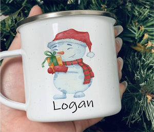 Personalized Christmas Mug II11-Snowman