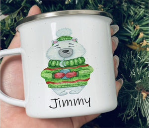 Personalized Christmas Mug II09-Polar Bear