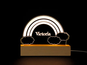 Personalized Engraved Acrylic Light Up Sign - 05