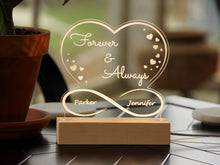 Load image into Gallery viewer, Personalized Engraved Acrylic Light Up Sign - 02
