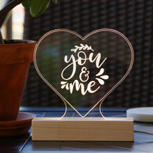 Load image into Gallery viewer, Personalized Engraved Acrylic Light Up Sign - 03