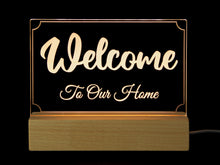 Load image into Gallery viewer, Personalized Engraved Acrylic Light Up Sign - 07