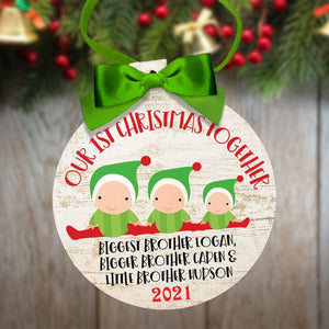 Personalized Christmas Baby Ornament