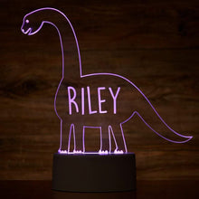 Load image into Gallery viewer, Personalized Led Dinosaur Night Light With 7 Colors