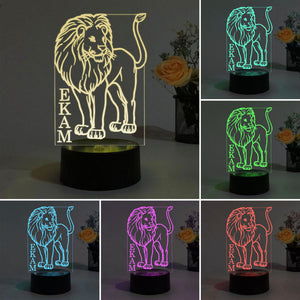 Custom Night Lights Animals-I08 Lion