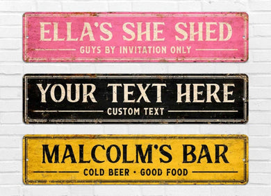 Personalized Metal Sign