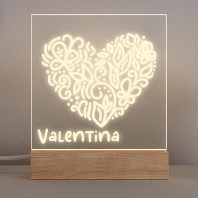 Custom Night Lights -IV17 Heart