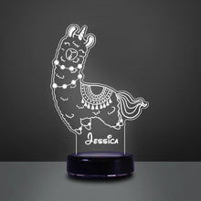 Load image into Gallery viewer, Personalized Name Night Lights for Kids Sweet Dream Lama 04