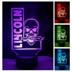 Custom Night Lights X10-Skull